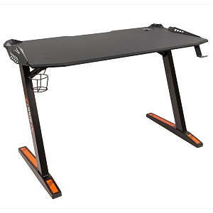 Стол компьютерный SKILLL CTG-003 120X60, Черная рама/черная столешница 
